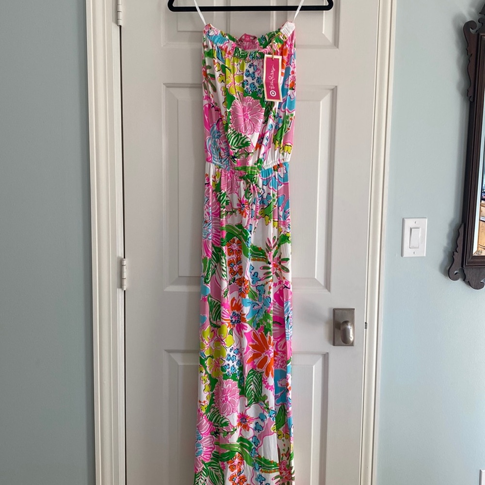 NWT Lilly Pulitzer for Target strapless maxi dress
